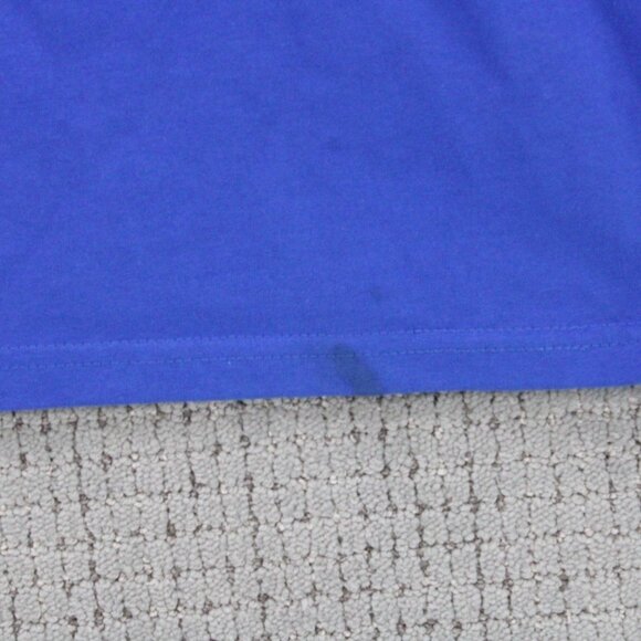 Vintage Pro Club Shirt Mens 2XL Blue Work Hard Stay Humble Pirate Boat Art Y2k - Picture 8 of 10